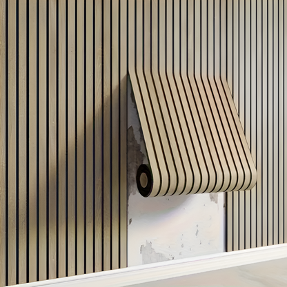 StickieFast 3D Wood Texture Wall Panels with Easy Self Adhesive Design