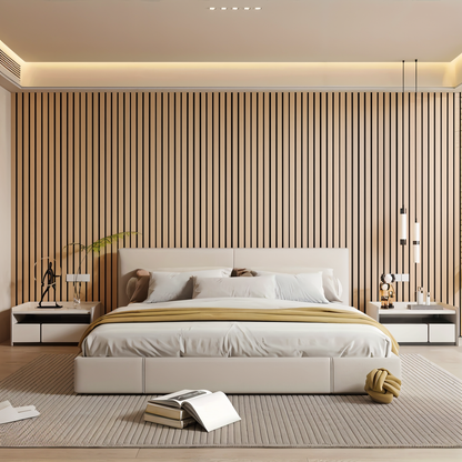 StickieFast 3D Wood Texture Wall Panels with Easy Self Adhesive Design
