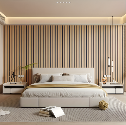 StickieFast 3D Wood Texture Wall Panels with Easy Self Adhesive Design