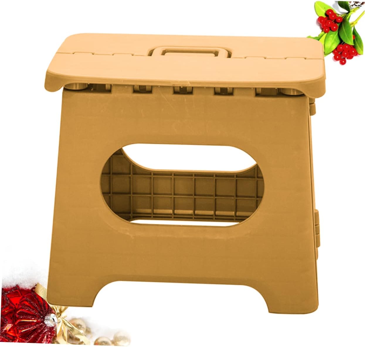 Stowella Foldable Step Stool with Carry Handle for Portable Safe Everyday Use