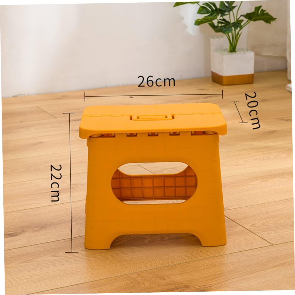 Stowella Foldable Step Stool with Carry Handle for Portable Safe Everyday Use