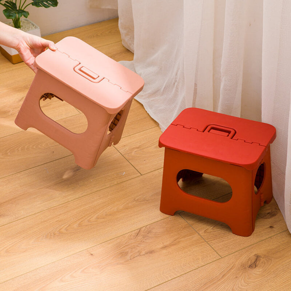 Stowella Foldable Step Stool with Carry Handle for Portable Safe Everyday Use