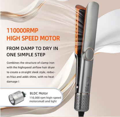 StraightStyler 2 in 1 Hair Dryer and Straightener for Smooth Fast Effortless Styling