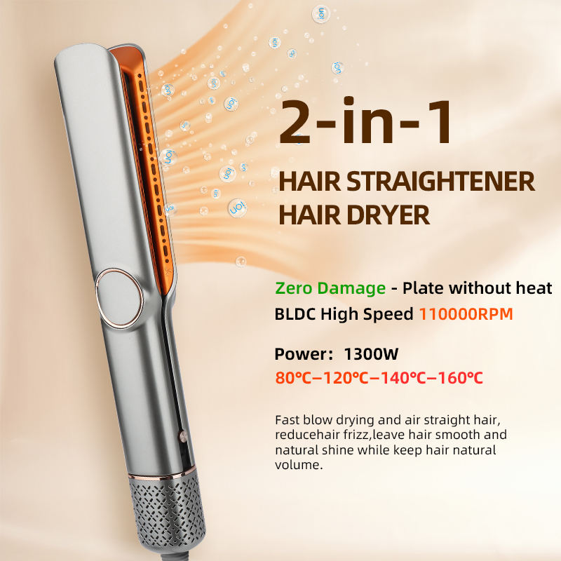 StraightStyler 2 in 1 Hair Dryer and Straightener for Smooth Fast Effortless Styling