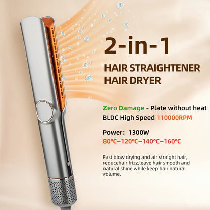 StraightStyler 2 in 1 Hair Dryer and Straightener for Smooth Fast Effortless Styling