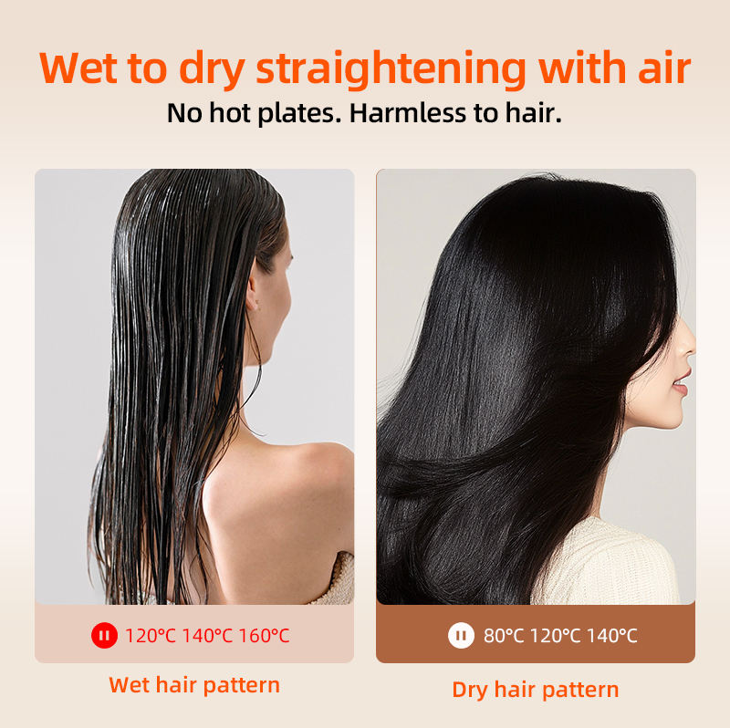 StraightStyler 2 in 1 Hair Dryer and Straightener for Smooth Fast Effortless Styling