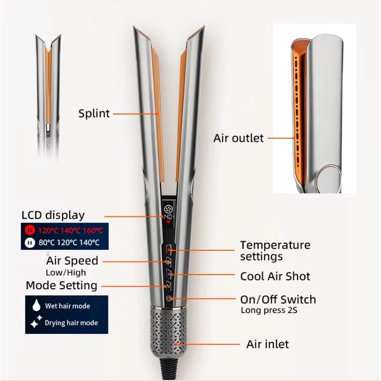 StraightStyler 2 in 1 Hair Dryer and Straightener for Smooth Fast Effortless Styling