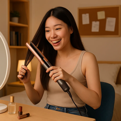StraightStyler 2 in 1 Hair Dryer and Straightener for Smooth Fast Effortless Styling