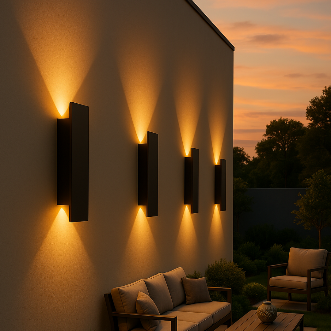 Streamline LED Outdoor Wall Light Weatherproof Modern Exterior Lamp
