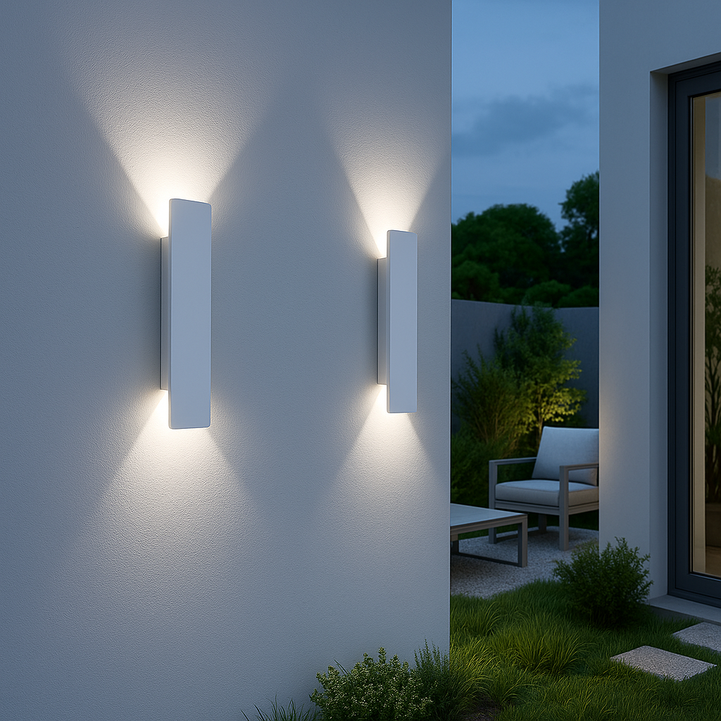 Streamline LED Outdoor Wall Light Weatherproof Modern Exterior Lamp
