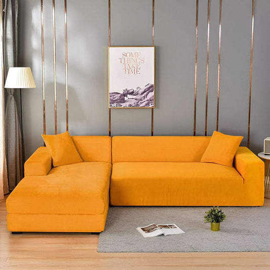 Stretch Sofa Cover with Soft Breathable Fabric and Non-Slip Fit