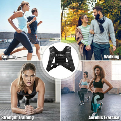 StridrEdge Adjustable Weighted Vest for Strength Training