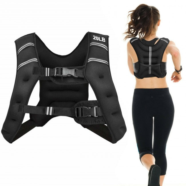 StridrEdge Adjustable Weighted Vest for Strength Training