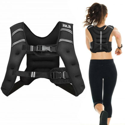 StridrEdge Adjustable Weighted Vest for Strength Training