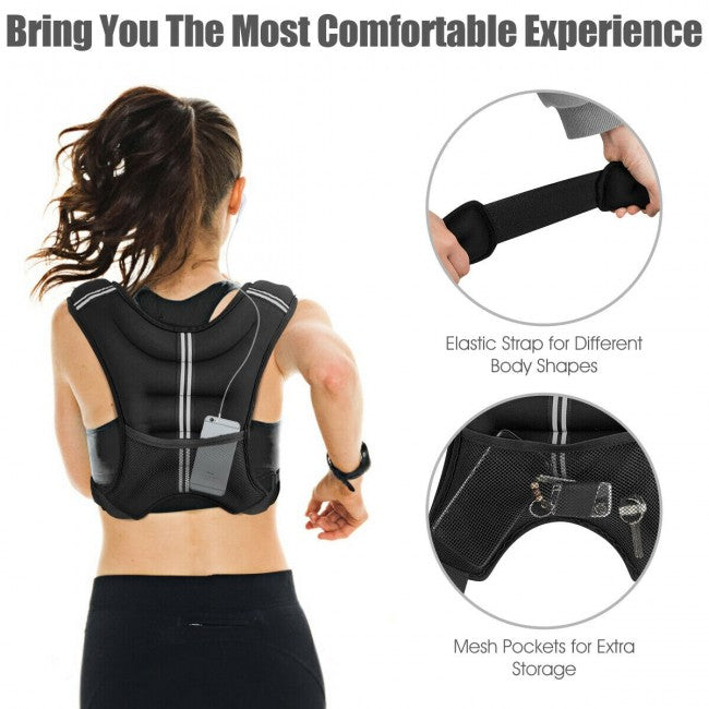 StridrEdge Adjustable Weighted Vest for Strength Training
