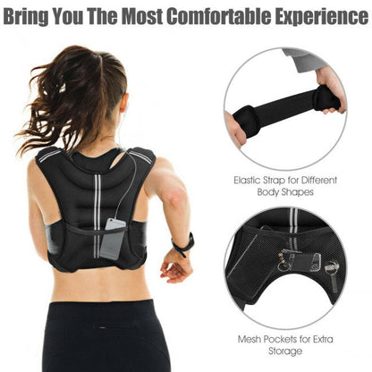 StridrEdge Adjustable Weighted Vest for Strength Training