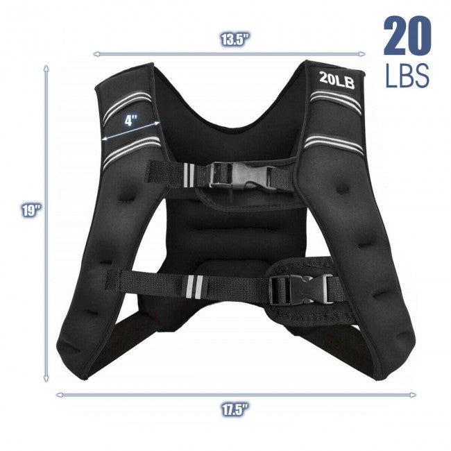 StridrEdge Adjustable Weighted Vest for Strength Training