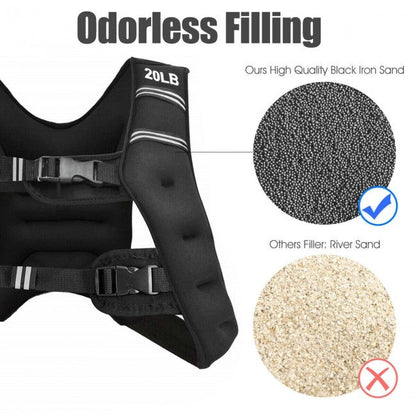 StridrEdge Adjustable Weighted Vest for Strength Training