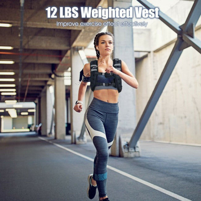 StridrEdge Adjustable Weighted Vest for Strength Training