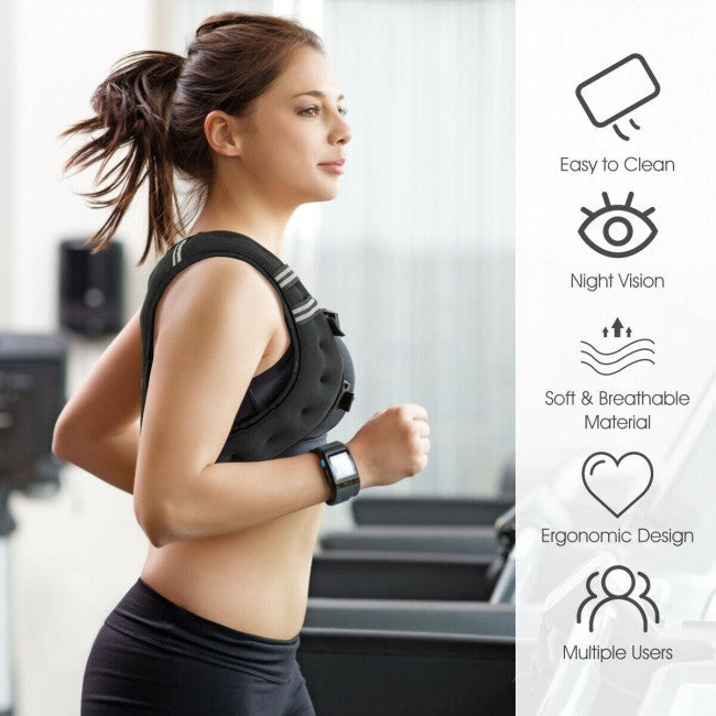 StridrEdge Adjustable Weighted Vest for Strength Training