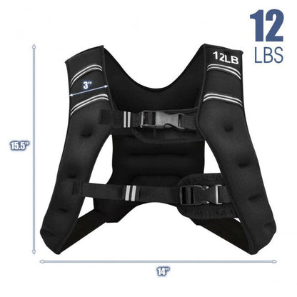 StridrEdge Adjustable Weighted Vest for Strength Training