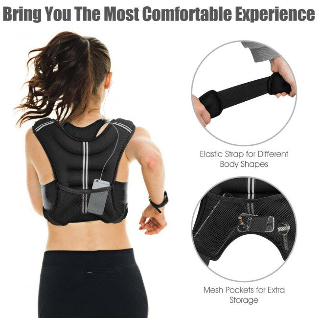 StridrEdge Adjustable Weighted Vest for Strength Training