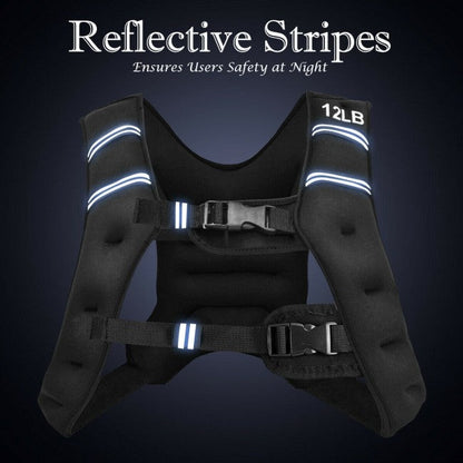 StridrEdge Adjustable Weighted Vest for Strength Training
