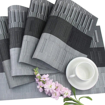 SturdyWoven Washable Heat Resistant Placemats Set of 4