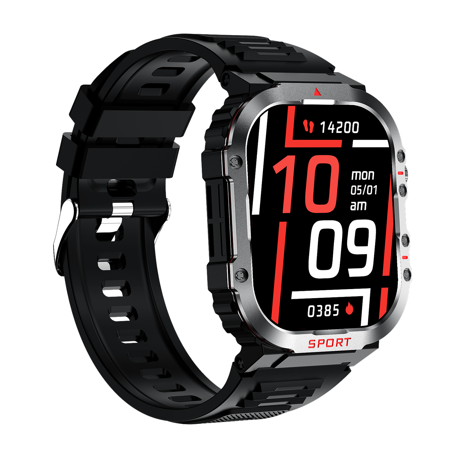 Sugar Pro 5 Smart Health Tracking Watch with Fitness and Heart Rate Monitor