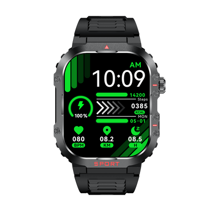 Sugar Pro 5 Smart Health Tracking Watch with Fitness and Heart Rate Monitor