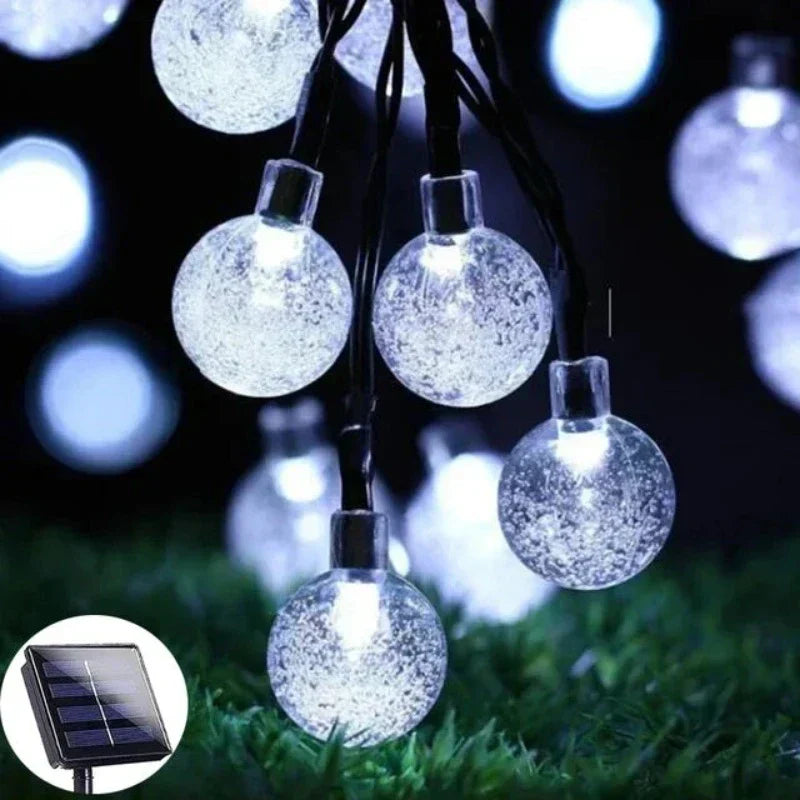 SunShade Solar Lantern String Lights Outdoor LED Decor