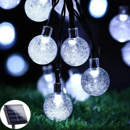 SunShade Solar Lantern String Lights Outdoor LED Decor