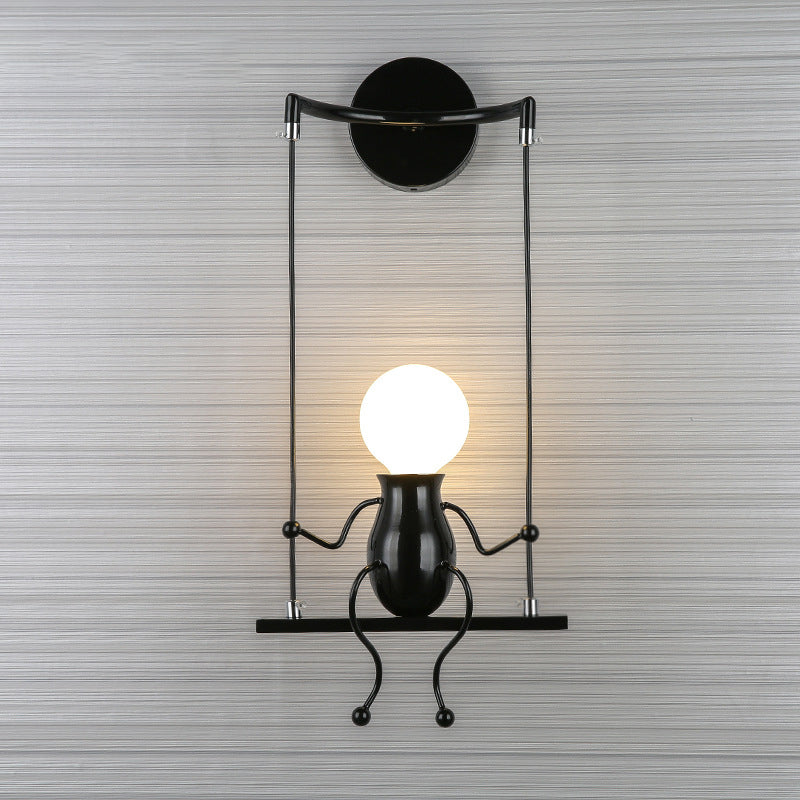 SwingDesign Wall Light Modern Playful Wall Lamp for Bedrooms & Living Spaces