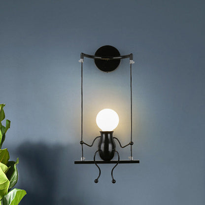 SwingDesign Wall Light Modern Playful Wall Lamp for Bedrooms & Living Spaces