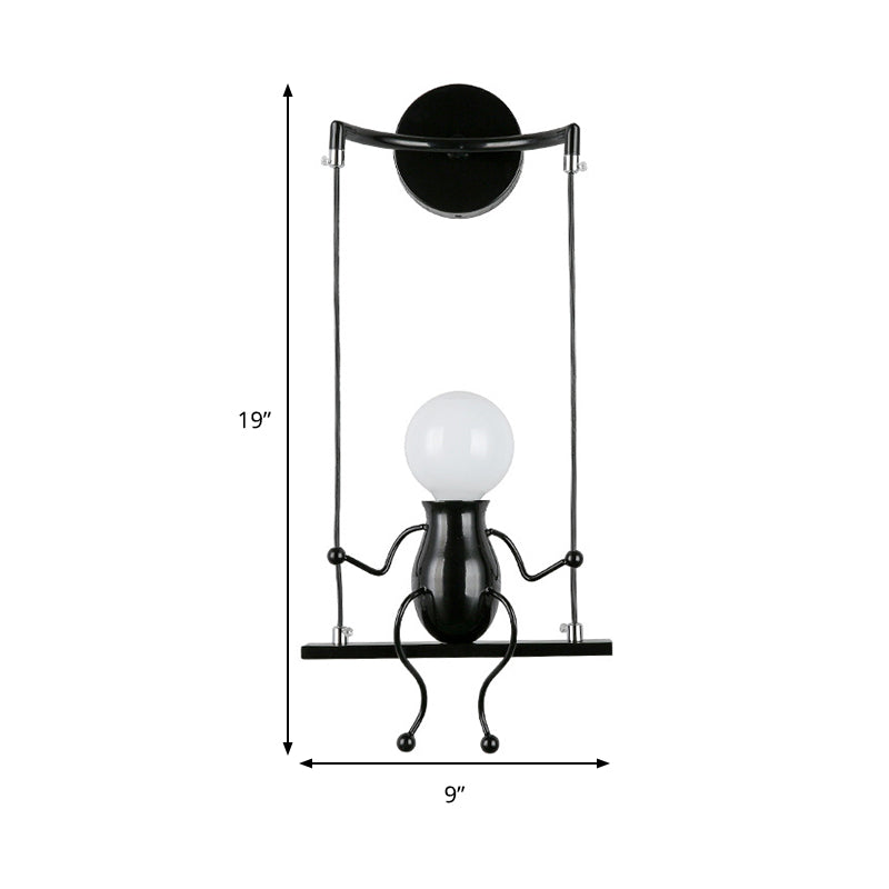 SwingDesign Wall Light Modern Playful Wall Lamp for Bedrooms & Living Spaces