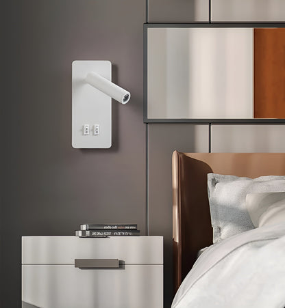 Adjustable LED Wall Light with Rotating Head for Reading and Ambient Lighting