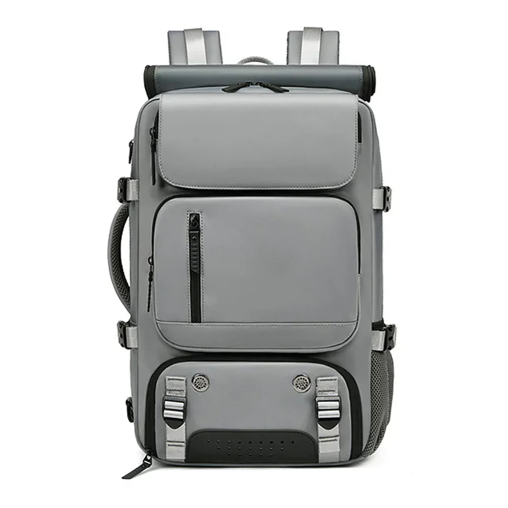 TRAVELMAX Waterproof Travel Backpack with USB Charging and Shoe Compartment