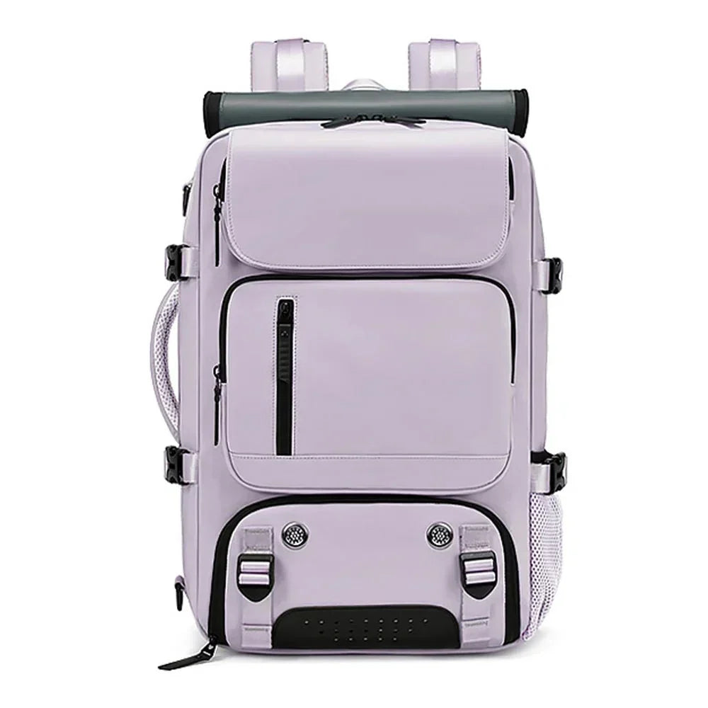 TRAVELMAX Waterproof Travel Backpack with USB Charging and Shoe Compartment