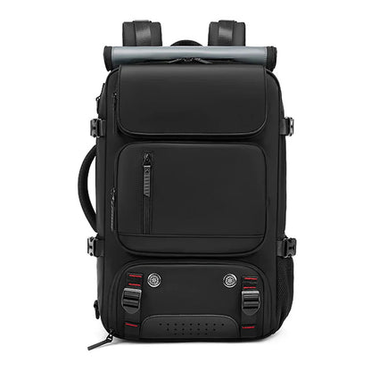 TRAVELMAX Waterproof Travel Backpack with USB Charging and Shoe Compartment