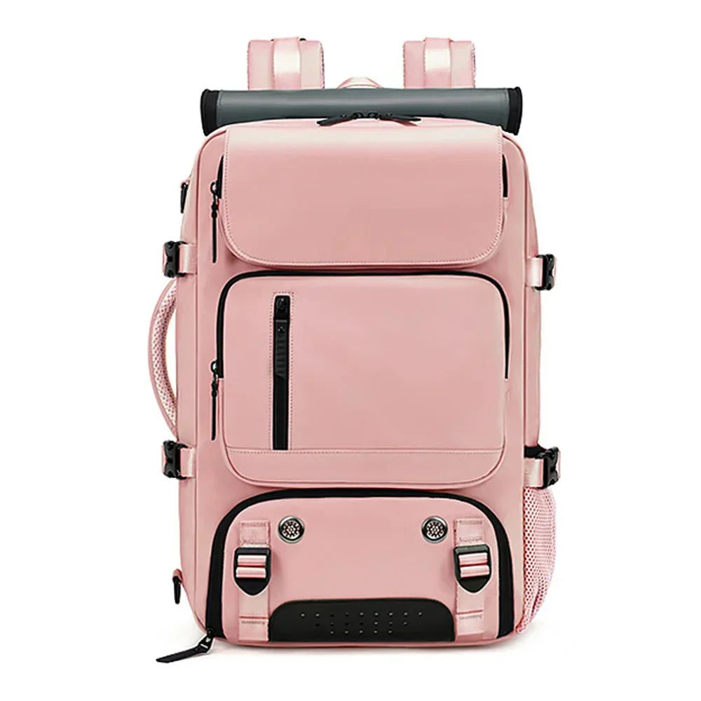 TRAVELMAX Waterproof Travel Backpack with USB Charging and Shoe Compartment