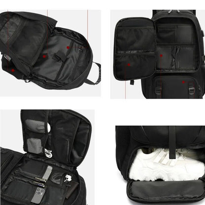 Tech Trek Pro 50L to 80L Backpack with USB Charging Port and Laptop Storage