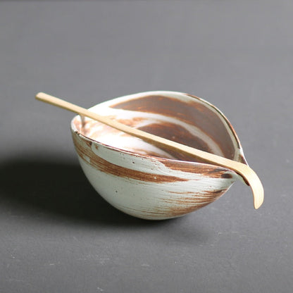 TenchaTime Complete Matcha Set with Bamboo Whisk and Ceramic Bowl
