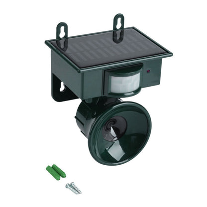 TerraGuard Solar Bird Repeller with PIR Motion Sensor and Sound Deterrent