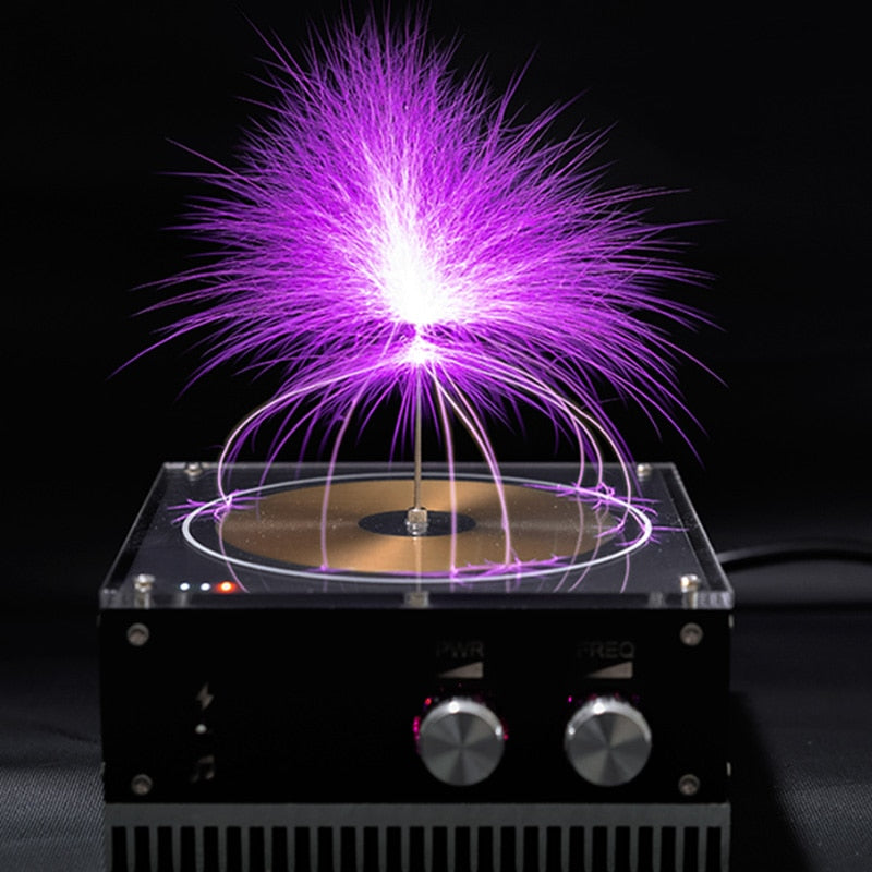 Tesla Plasma Music Speaker with Lightning Effects and Wireless Bluetooth Sound Display