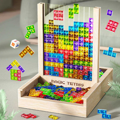 TetrisWood Wooden Puzzle Game for Family Fun and Brain Training