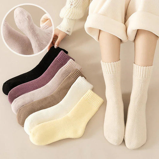 Thermal Alpaca Wool Socks with Soft Moisture-Wicking Comfort
