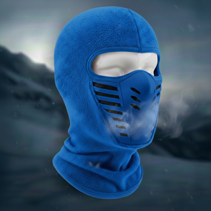 Masque facial thermique d'hiver coupe-vent en polaire à couverture intégrale pour sports et activités en extérieur