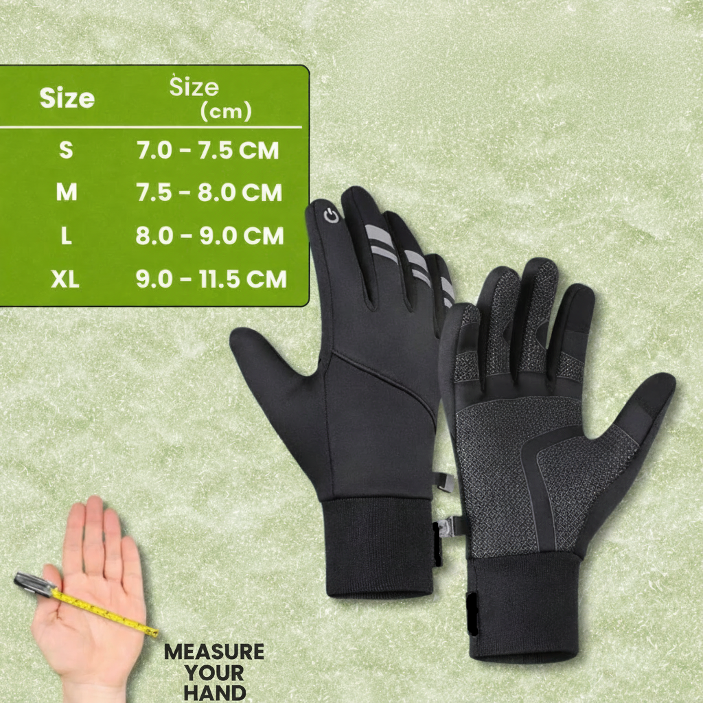 Guantes térmicos de invierno para ciclismo, aptos para pantallas táctiles, cortavientos y repelentes al agua