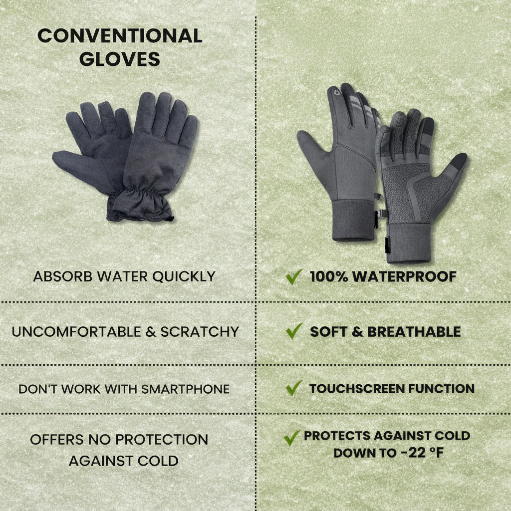 Guantes térmicos de invierno para ciclismo, aptos para pantallas táctiles, cortavientos y repelentes al agua