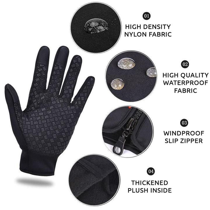 Thermal Winter Gloves with Heat Retention and Anti Slip Grip